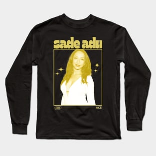 Sade Retro 80s Long Sleeve T-Shirt